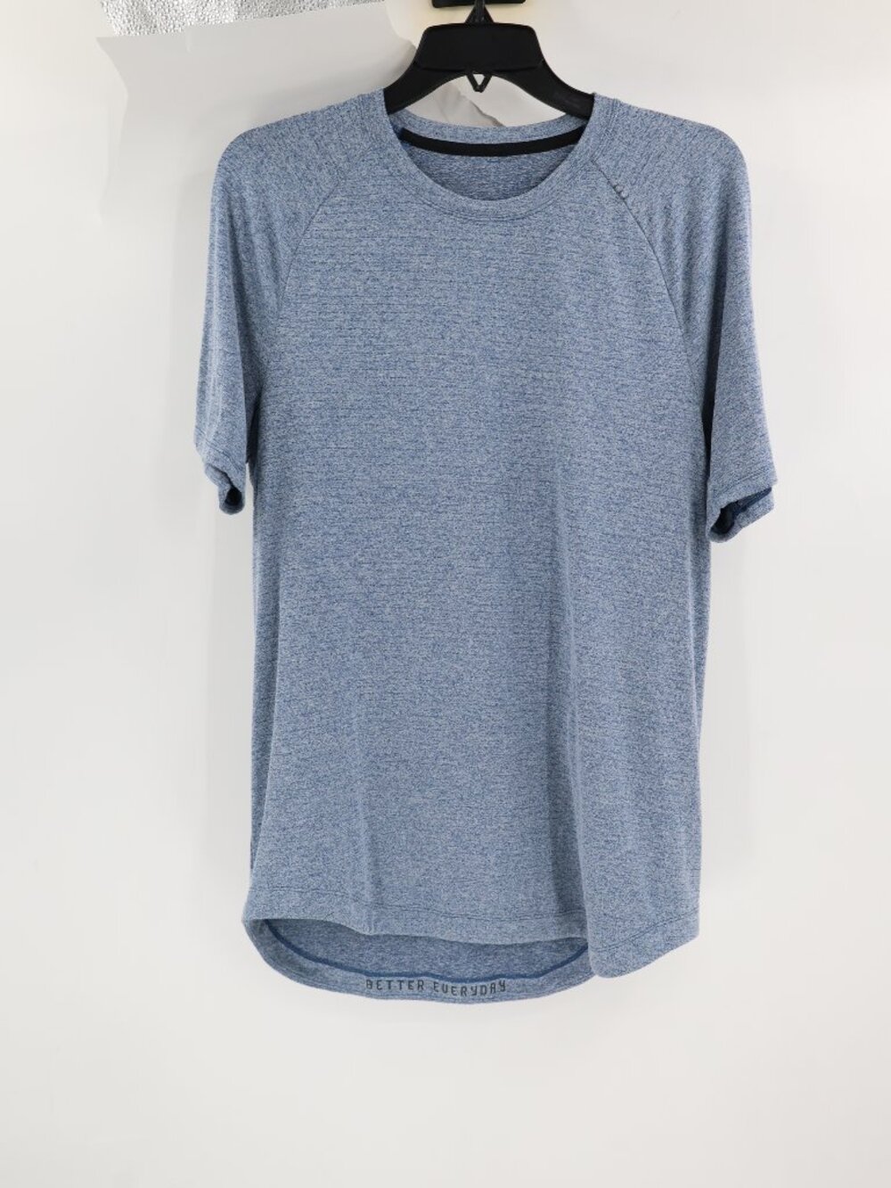 Lululemon drysense Shirt Mens Medium Better Everyday Short Sleeve Crew Neck Blue